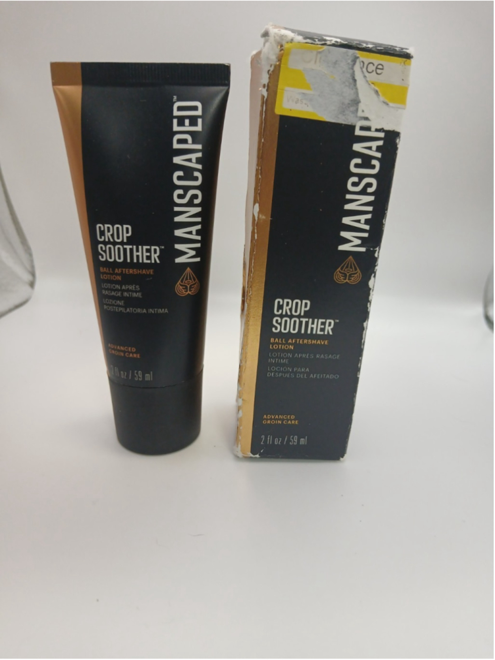 Lot Of 2 Manscaped Crop Smoother Ball Aftershave Lotion 2 fl Oz Each. Brand New.